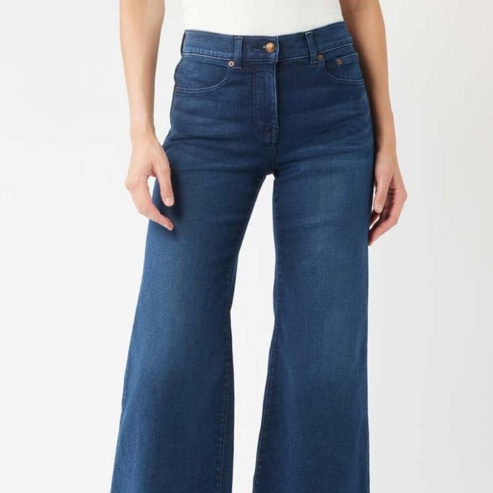 Madewell High Waist Ankle Flare Wide Leg Jeans Size 27